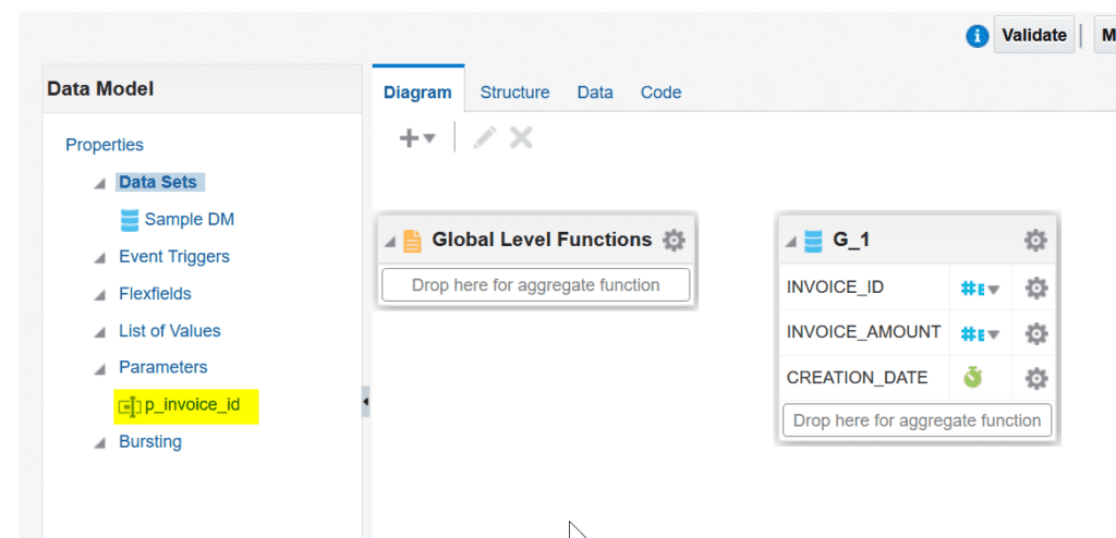 develop a report to call via BIP report webservice in Oracle Fusion ERP