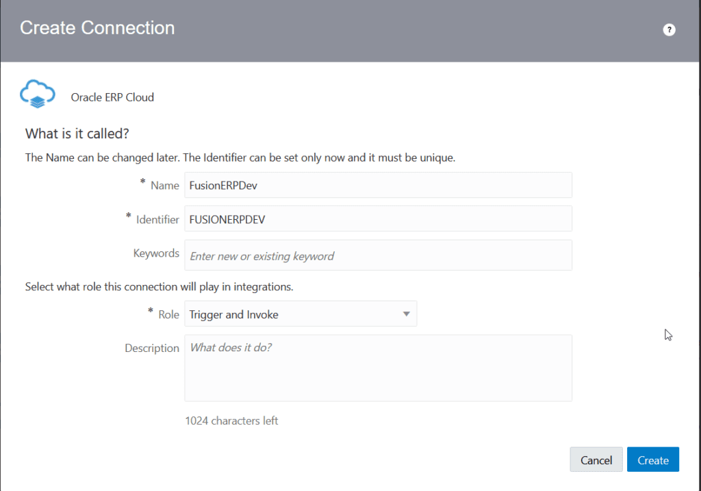 Create ERP Adapter Connection to Call ESS Job in Oracle OIC