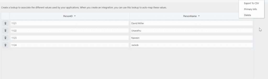 Additional operations for Lookups in Oracle OIC