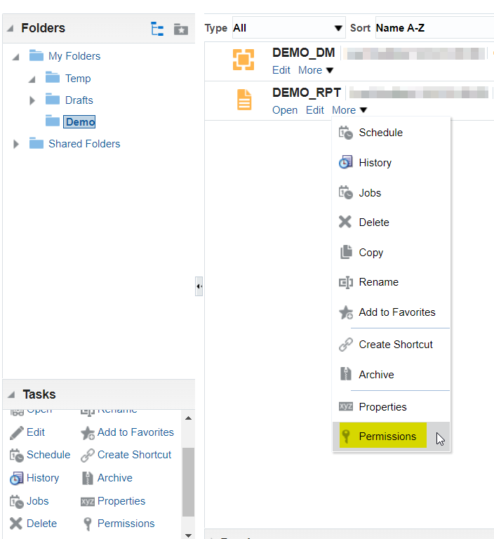 Configure BIP report security in Oracle Fusion ERP